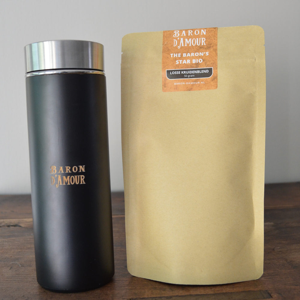 
                      
                        Baron's Thermos Bottle & Herbal Blend
                      
                    