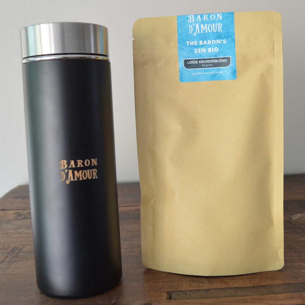 Baron's Thermos Bottle & Herbal Blend