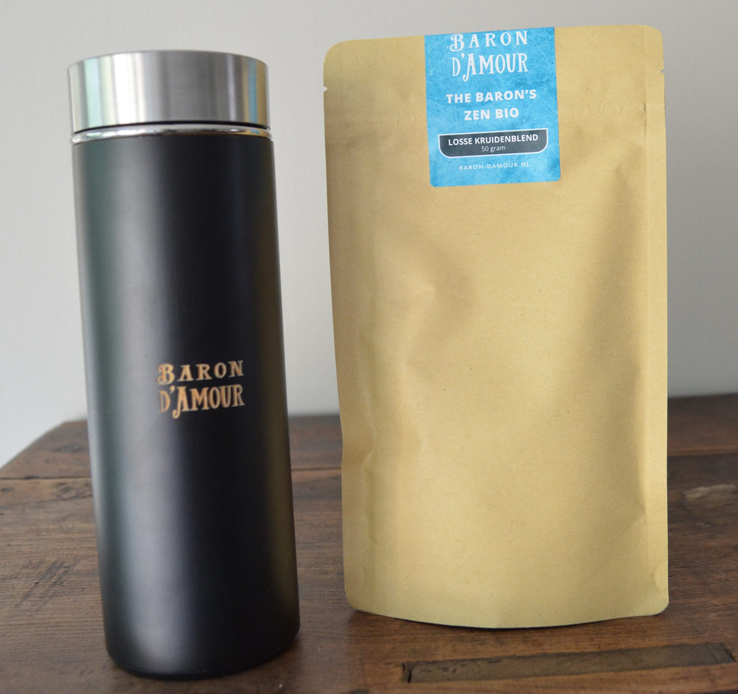 Baron's Thermos Bottle & Herbal Blend